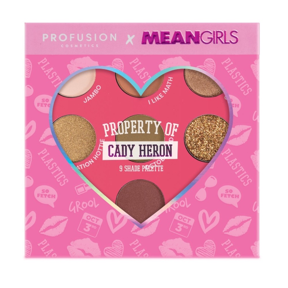 Mean girls 9 shade palette Property of Cady Heron